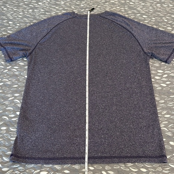 RUSSELL ATHLETIC TCU Horned Frogs Men’s Heathered Purple Dri-Fit Shirt, Medium - Picture 7 of 9